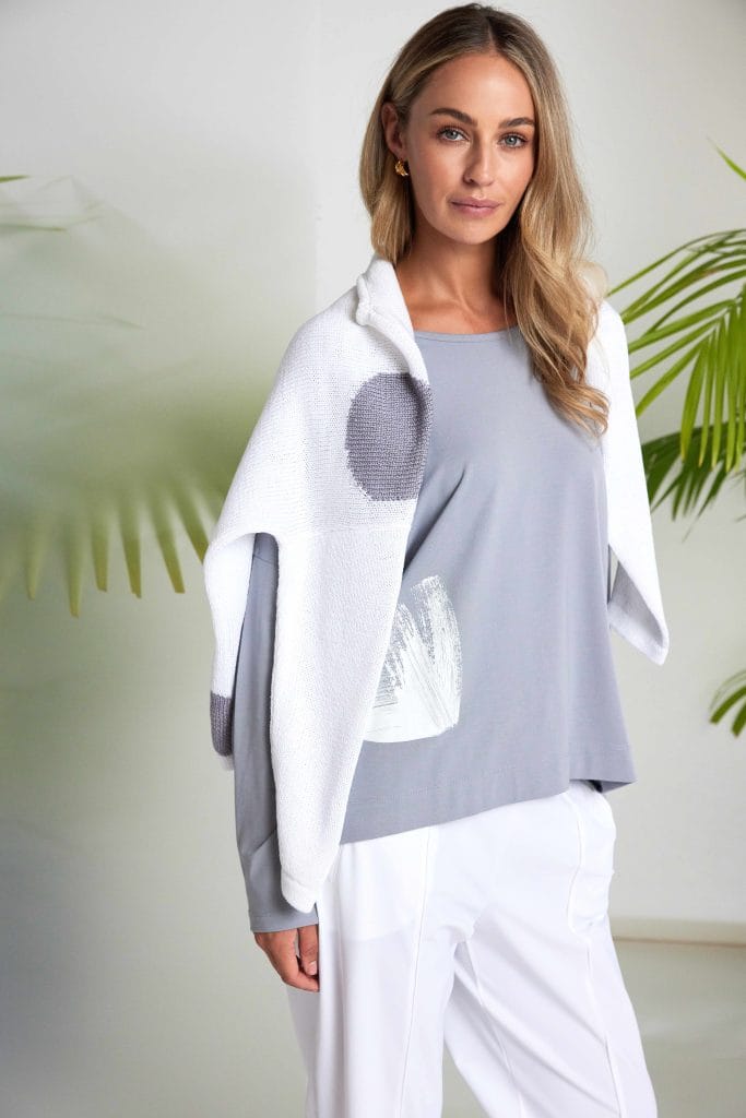 Naya Placement Print Top Nas26143