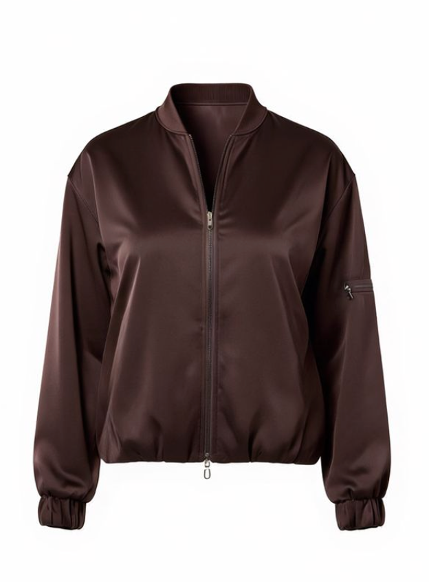 Peruzzi Satin Blouson Jacket W26104