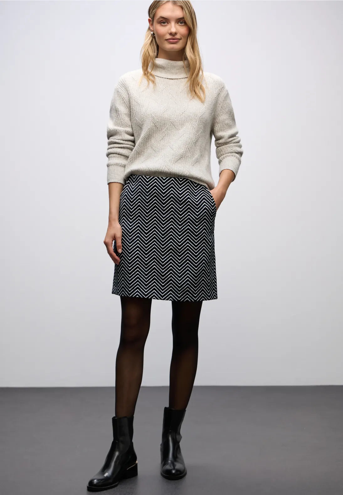 Street One Zigzag Skirt