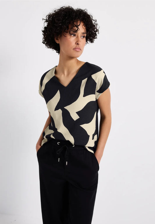 Street One Mix Material Top