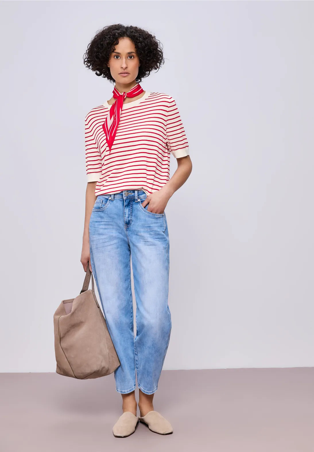 STREET ONE STRIPE KNIT
