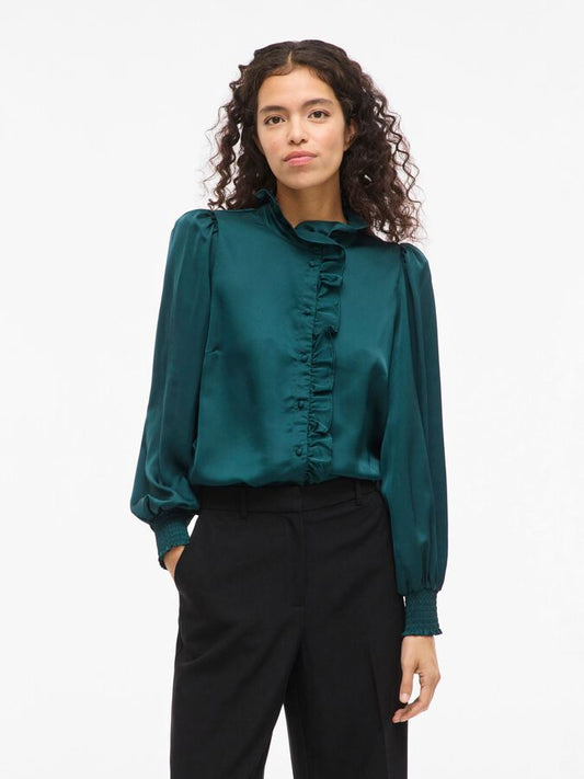 VILUTTO FRILL SHIRT
