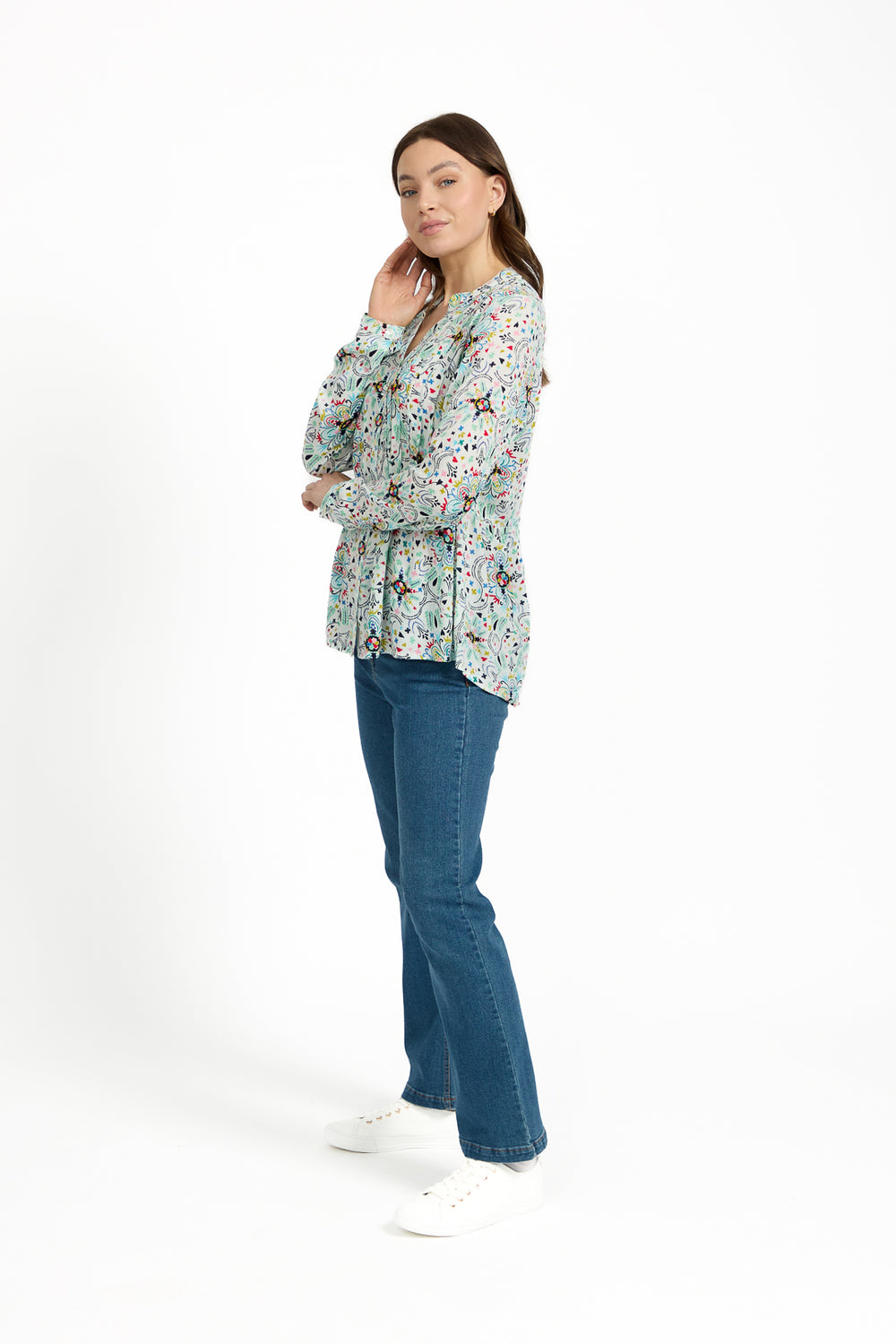 Mudflower Pintuck Shirt