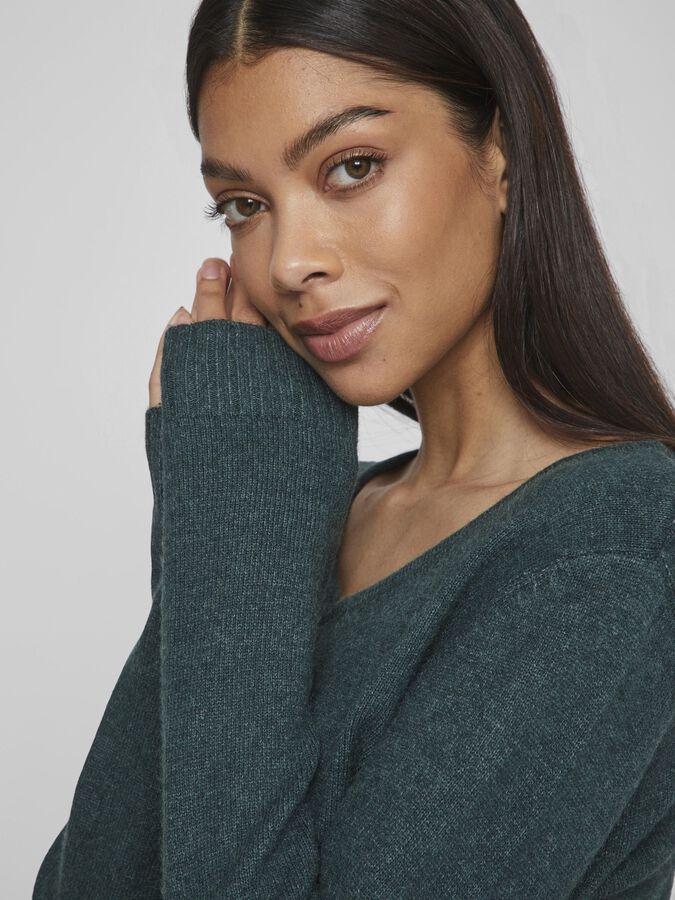 Vila Viril V-Neck Green