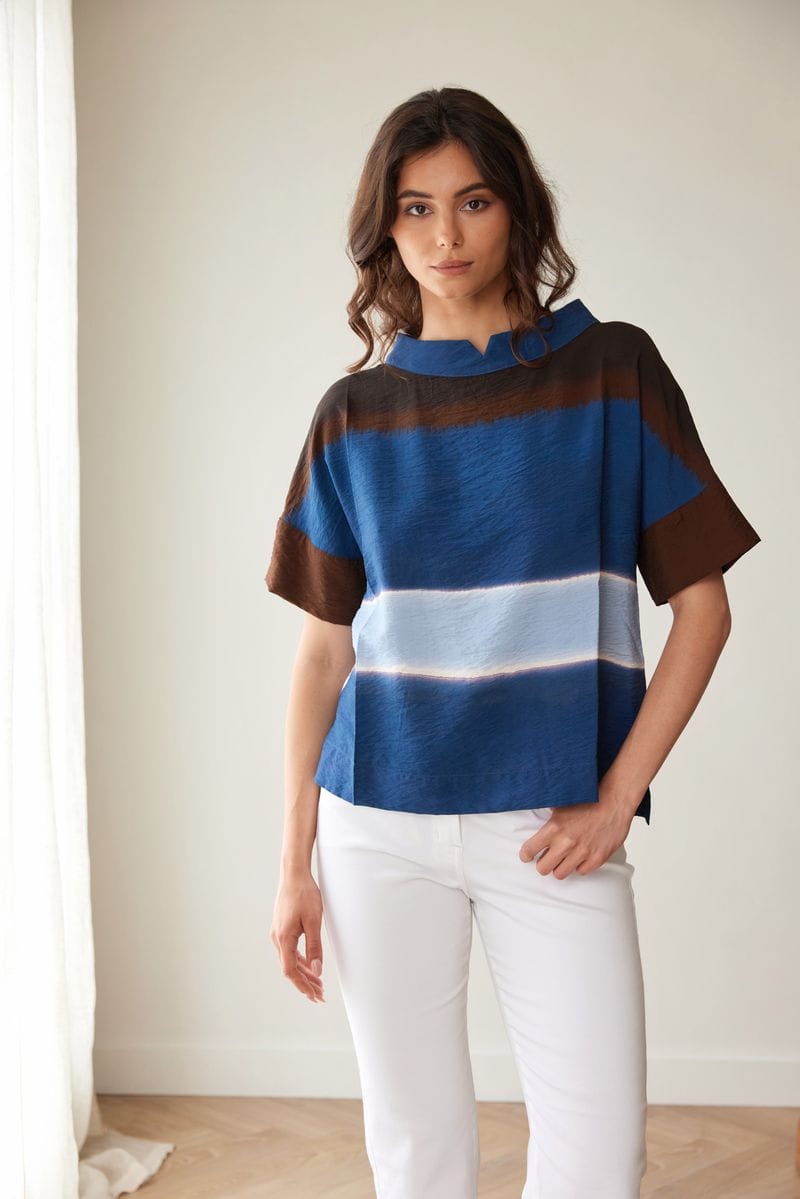 PERUZZI MULTI STRIPE TOP