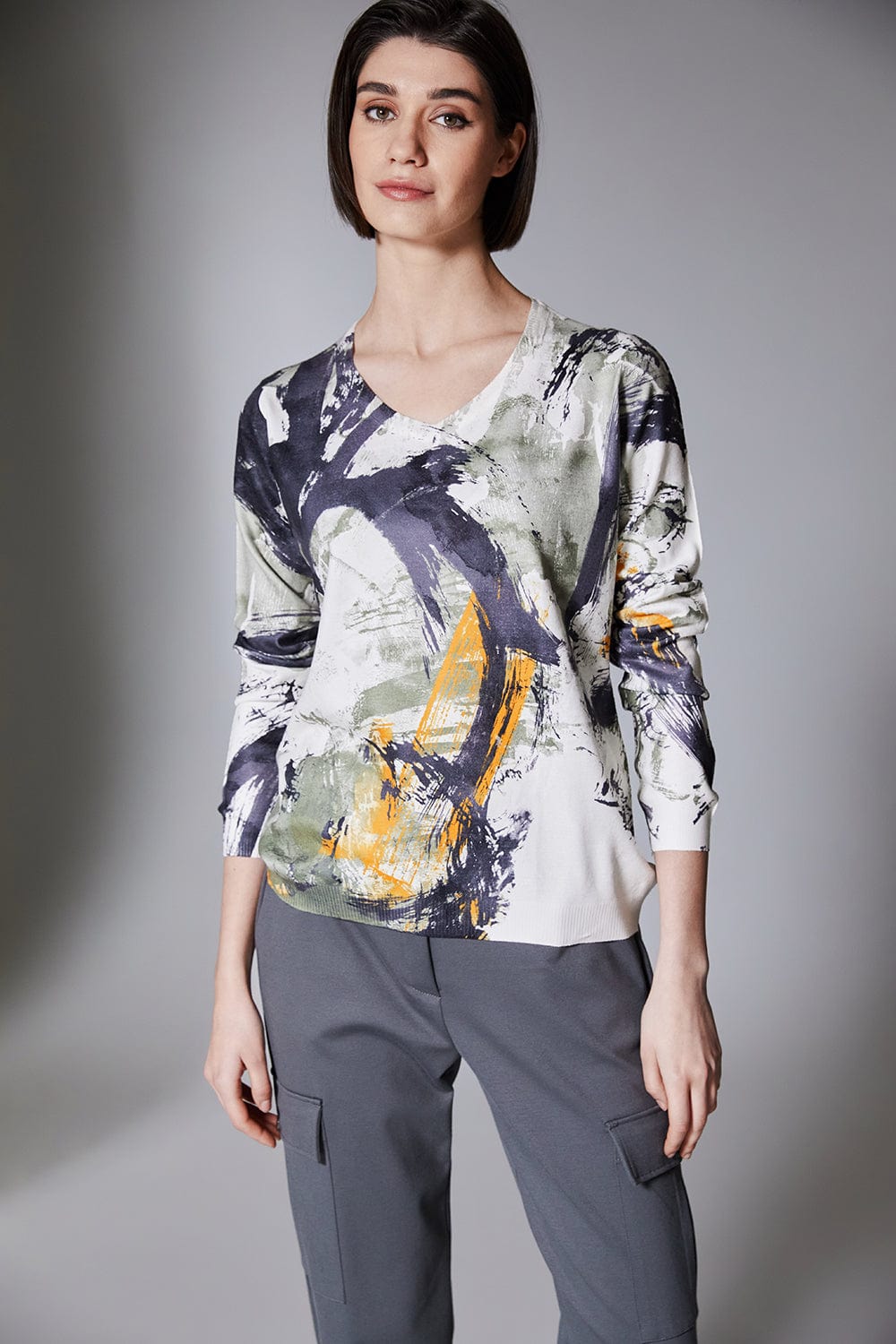 Peruzzi Paint Swirl Knit