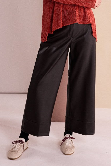 Naya Faux Leather Trousers Naw26296