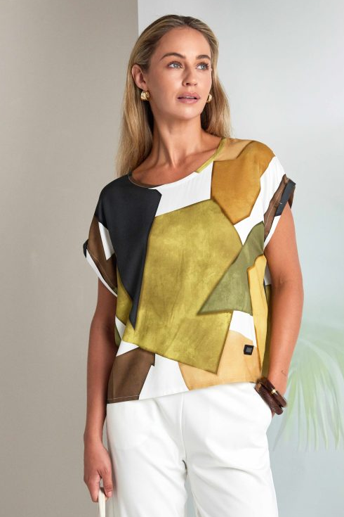 NAYA Graphic Print Top