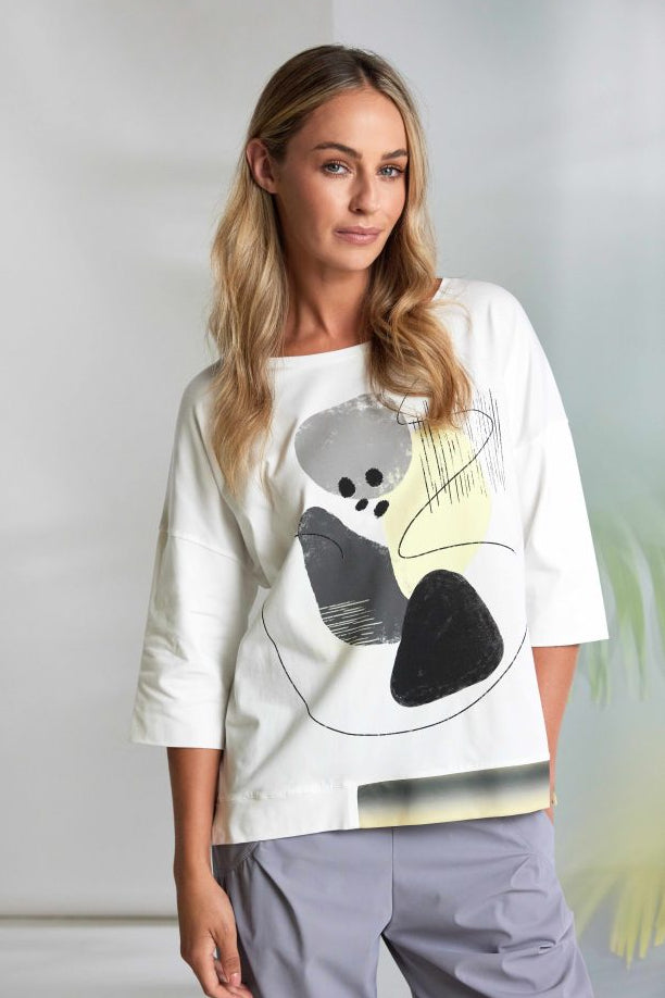 Naya Contrast Hem Top Nas26124