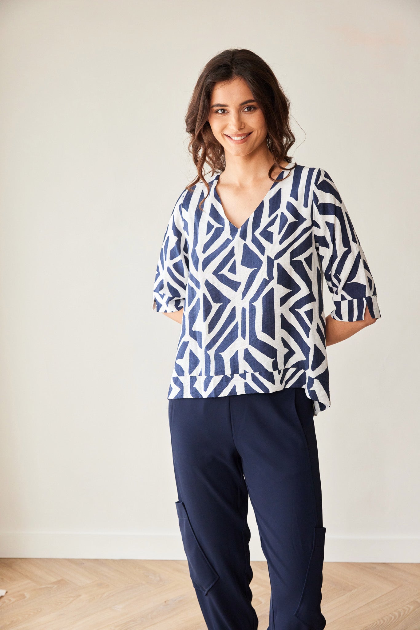 Peruzzii Geo Print Top S26524