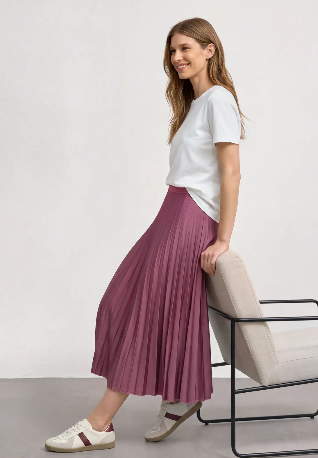 Street One Plissé Skirt (2 Colours) 362010
