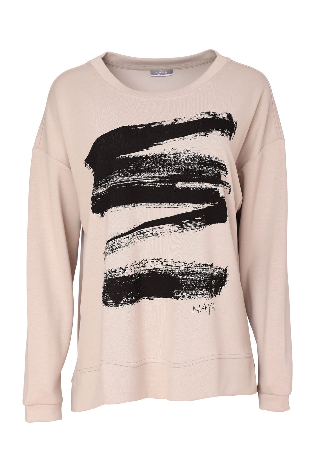 Naya Brushstroke Print Top Naw26146
