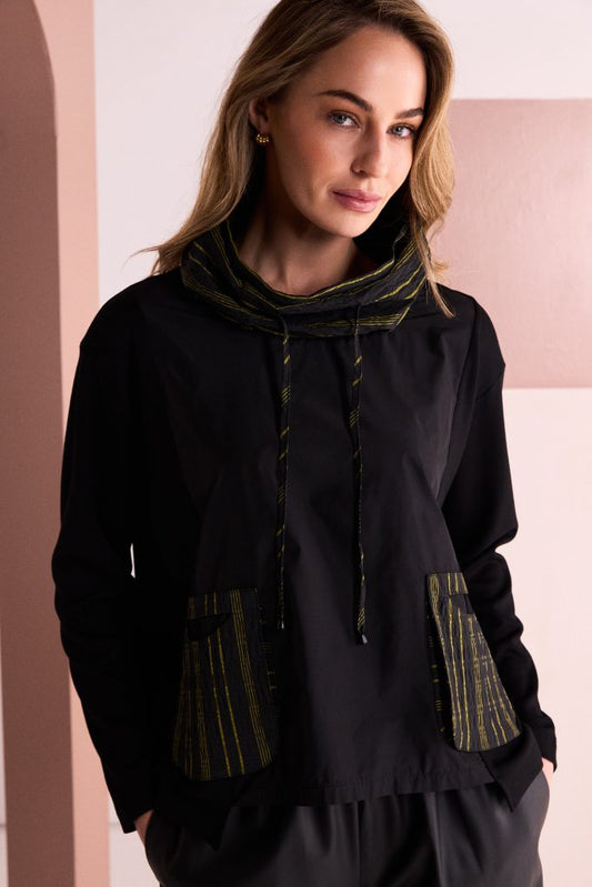 Naya Top Stripe Pocket Detail Naw26153
