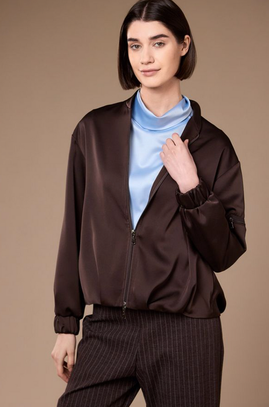 Peruzzi Satin Blouson Jacket W26104