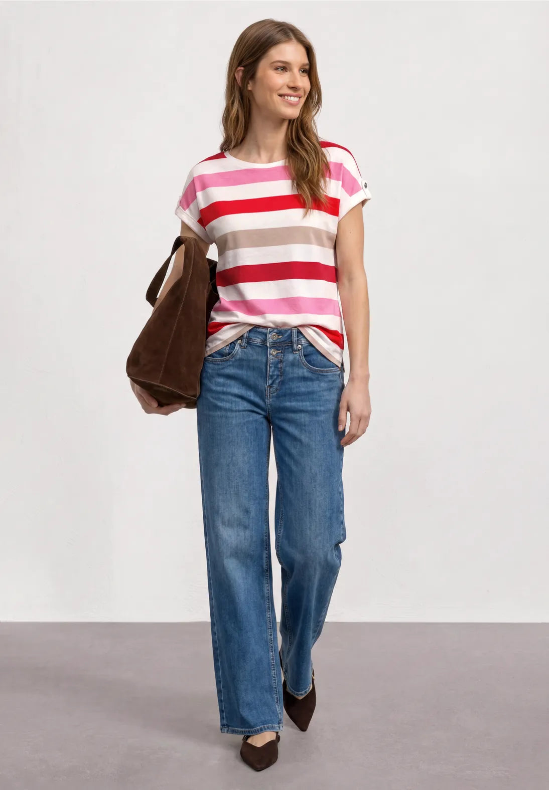 Street One Button T-Shirt 325098
