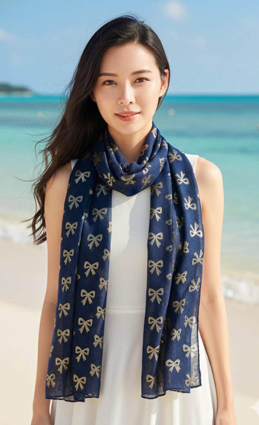 Bow Scarf F1604