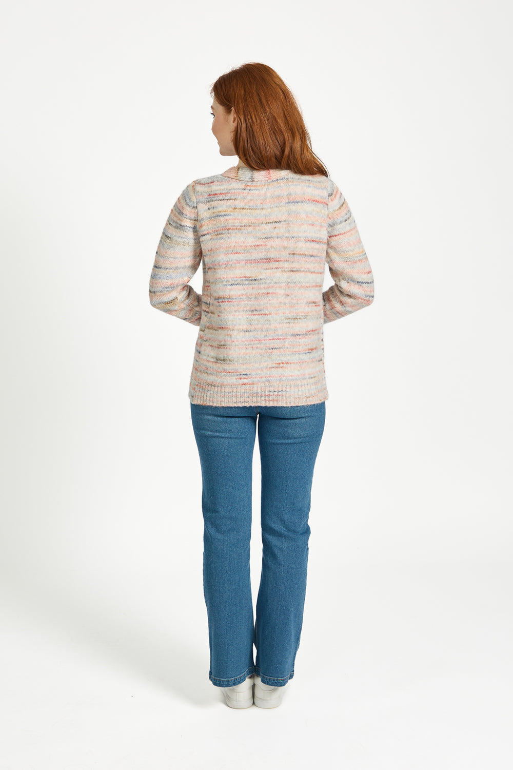 Mudflower Stripe Cardigan Su-26mf-204