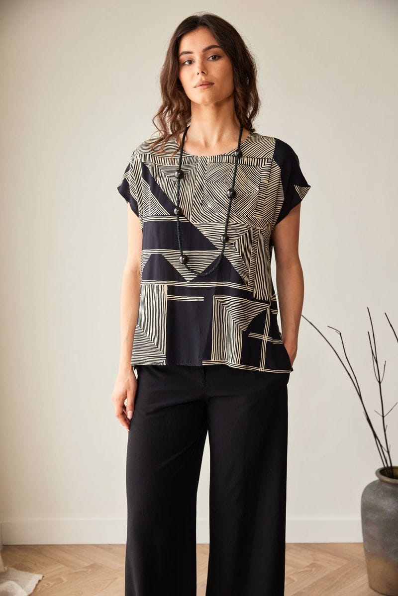 PERUZZI GEO PRINT TOP