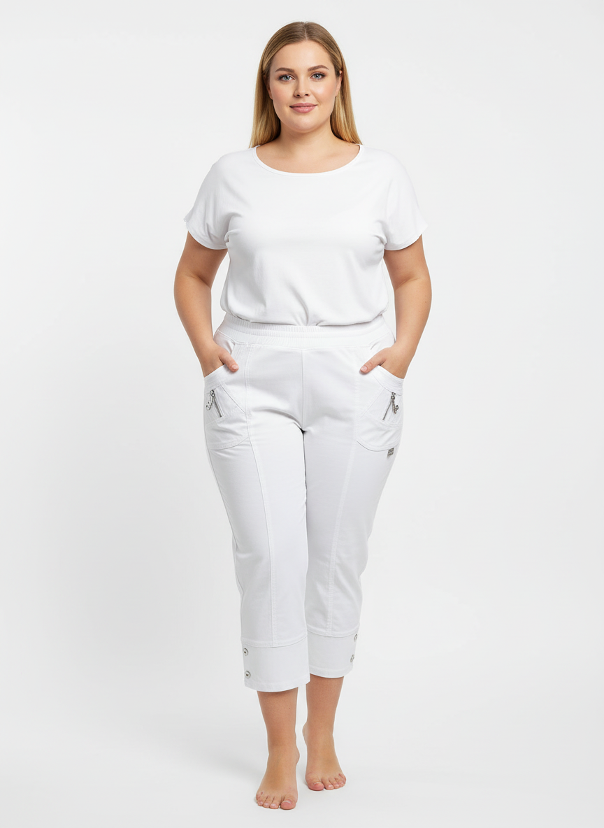 Edie Crop Trouser 82327  (8 colours)