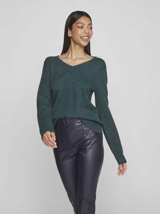 Vila Viril V-Neck Green