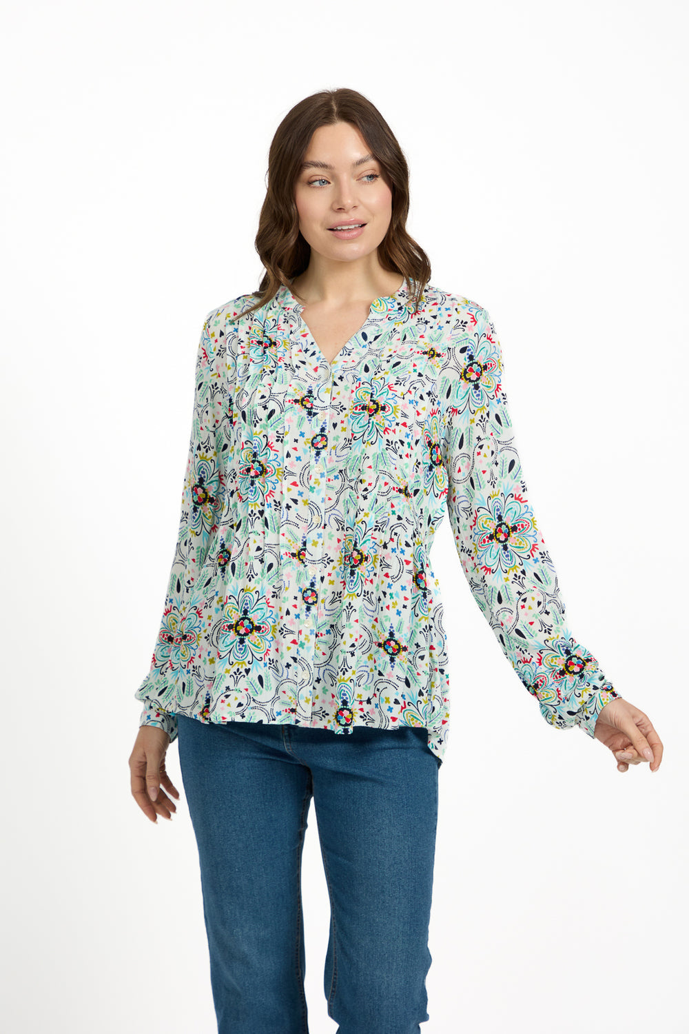 Mudflower Pintuck Shirt