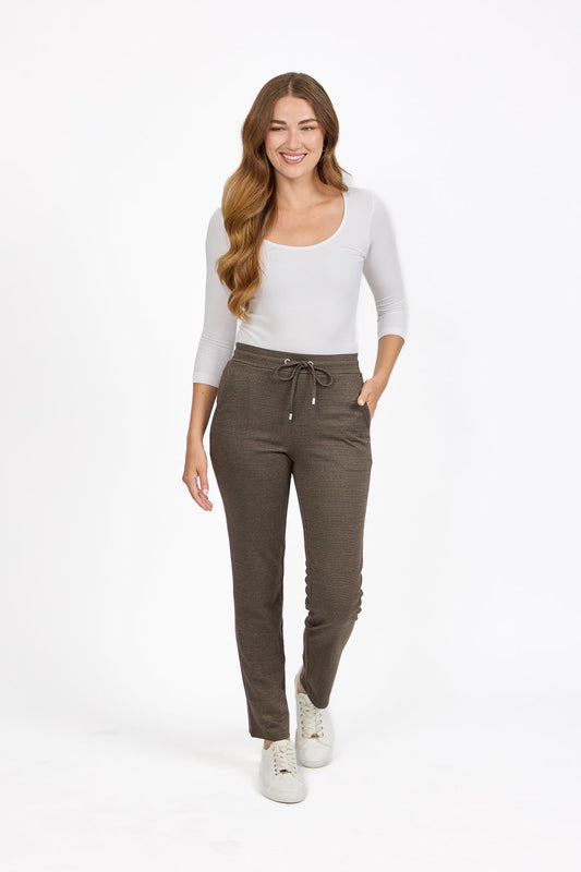 Mudflower Check Trousers Su-26mf-324
