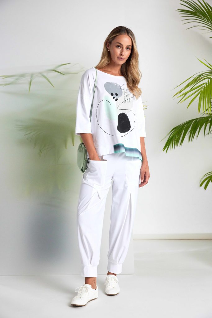 Naya Contrast Hem Top Nas26124