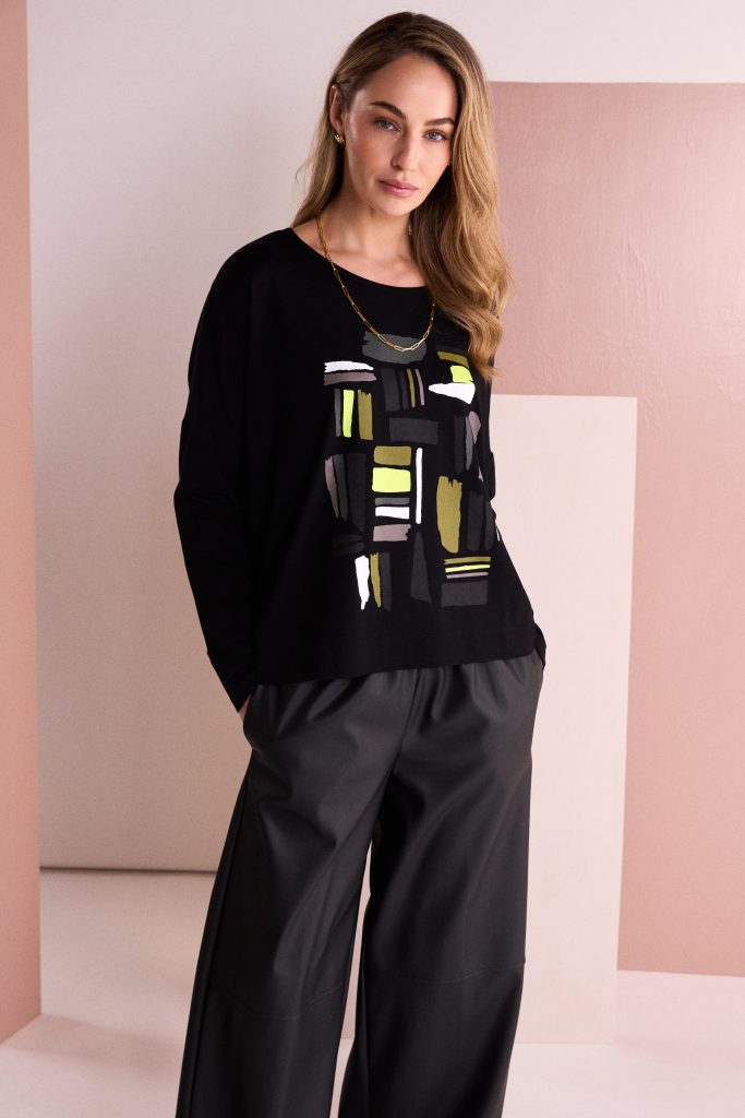 Naya Colour Block Top Naw26148