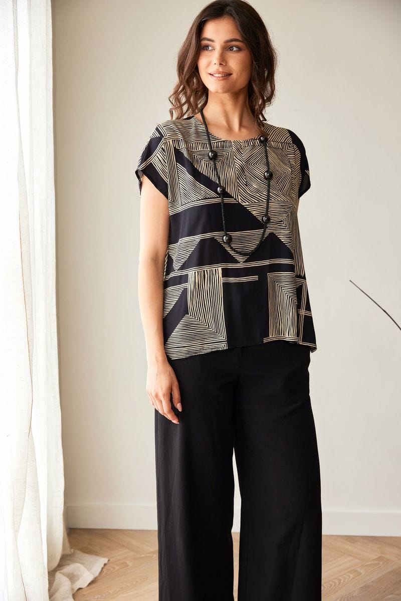 PERUZZI GEO PRINT TOP