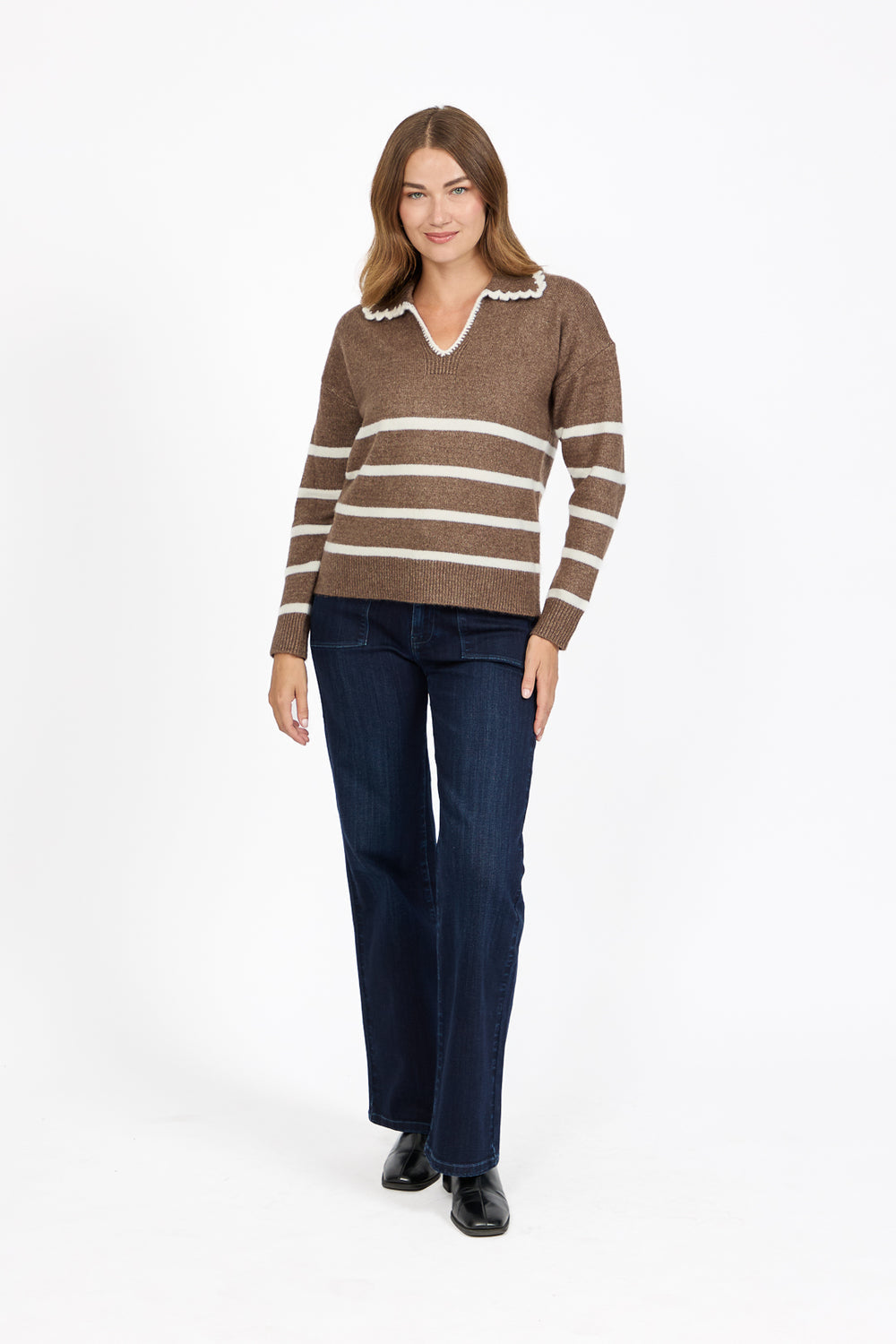 Collar Knit Su-26fm-310