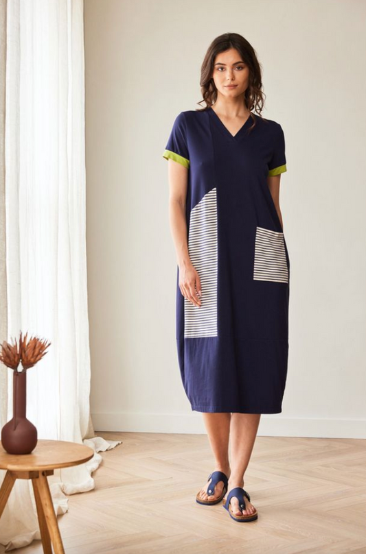 PERUZZI STRIPE DRESS