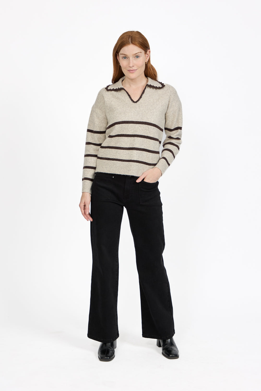 Collar Knit Su-26fm-310