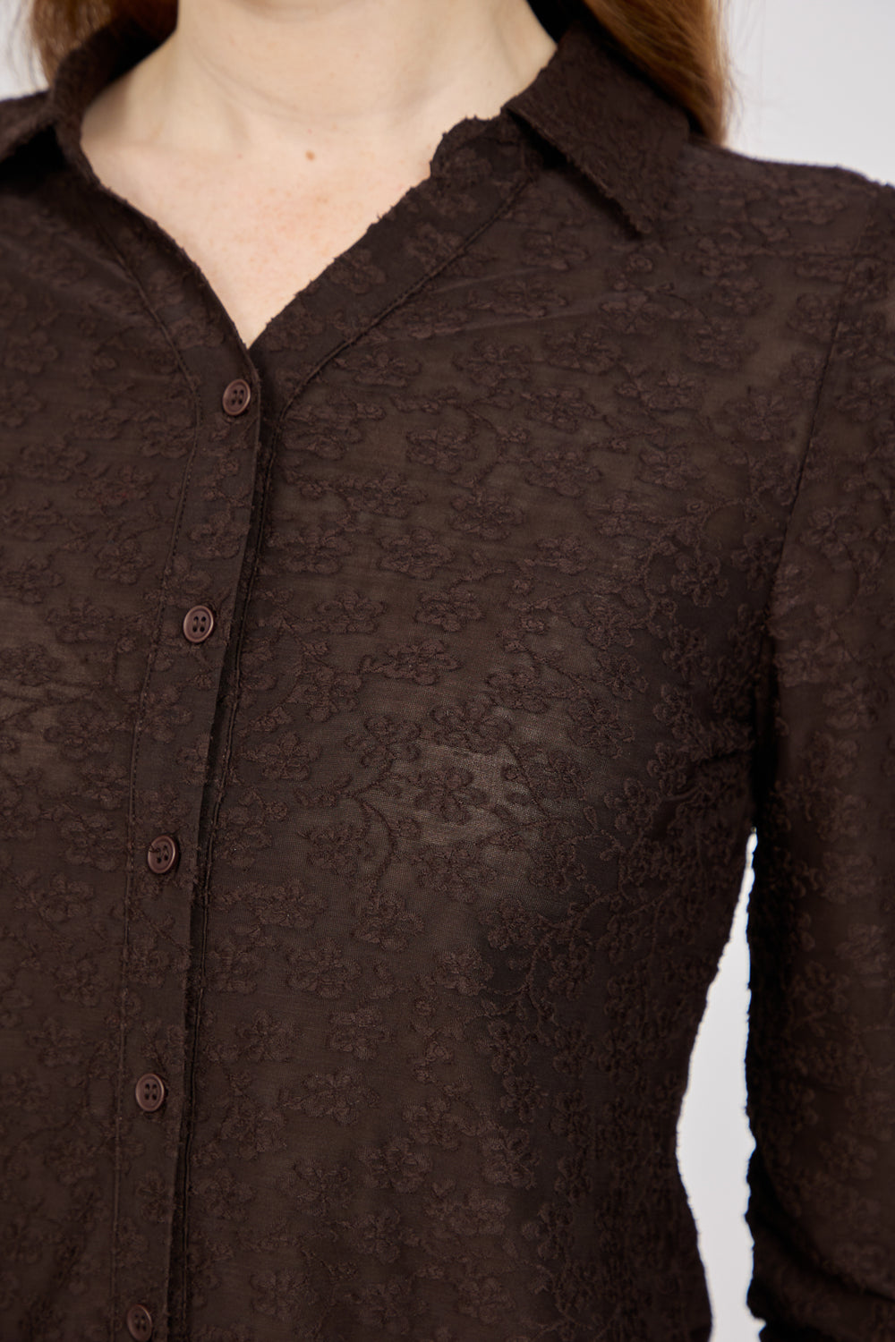 Mudflower Lace Blouse (2 Cols) Su-26mf-348