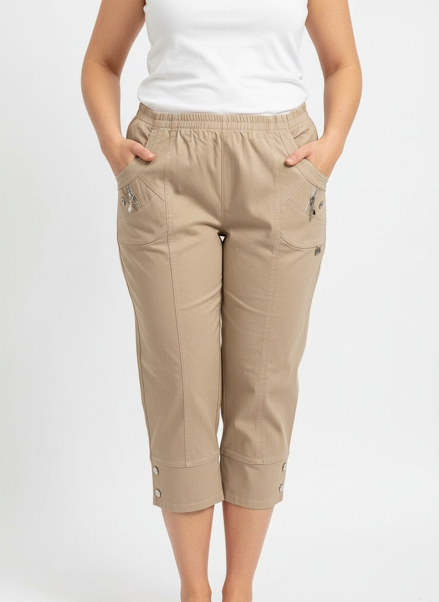 Edie Crop Trouser 82327  (8 colours)