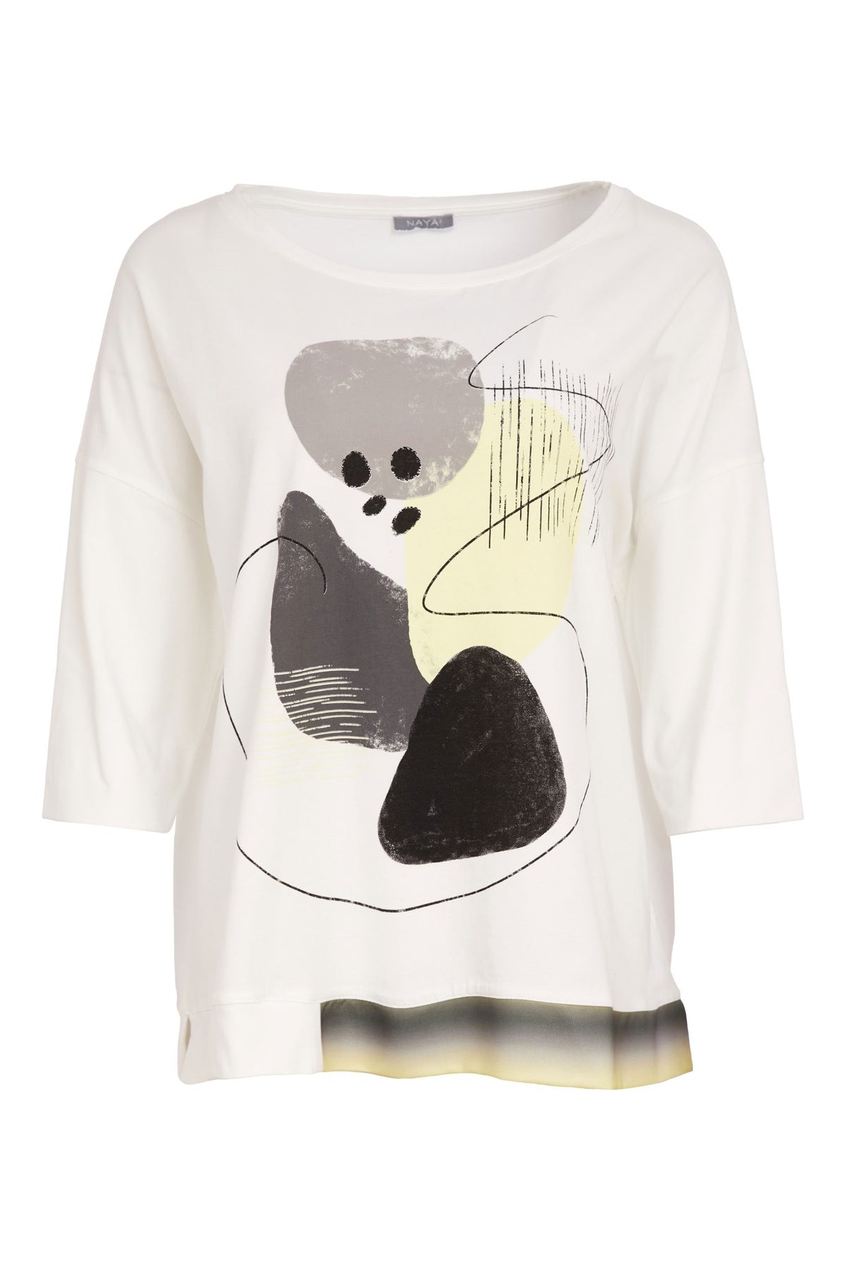 Naya Contrast Hem Top Nas26124
