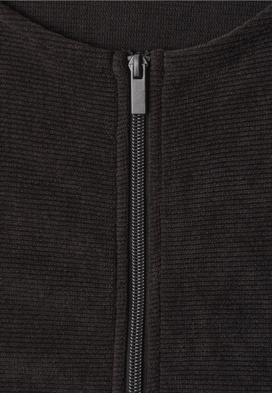 Street One Round Neck Jacket with Corduroy Look