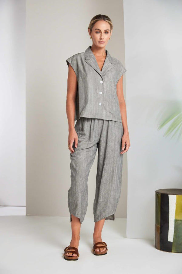 NAYA Oil Wash Crinkle Trouser
