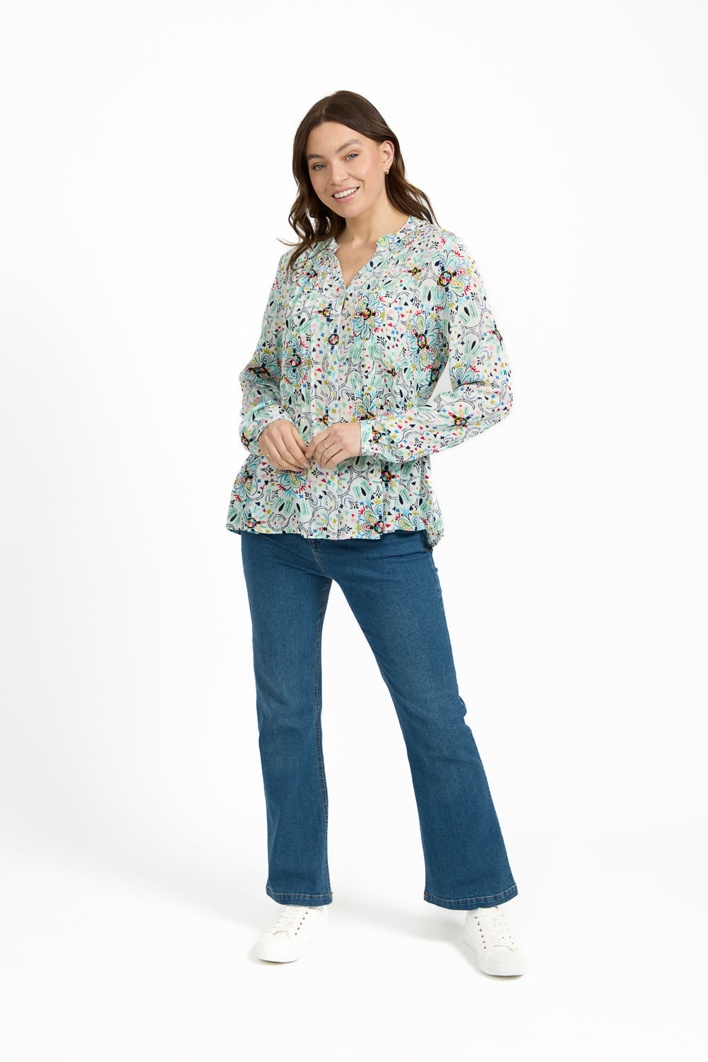 Mudflower Pintuck Shirt