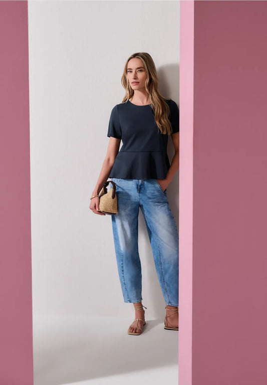 Street One Peplum Top         325610