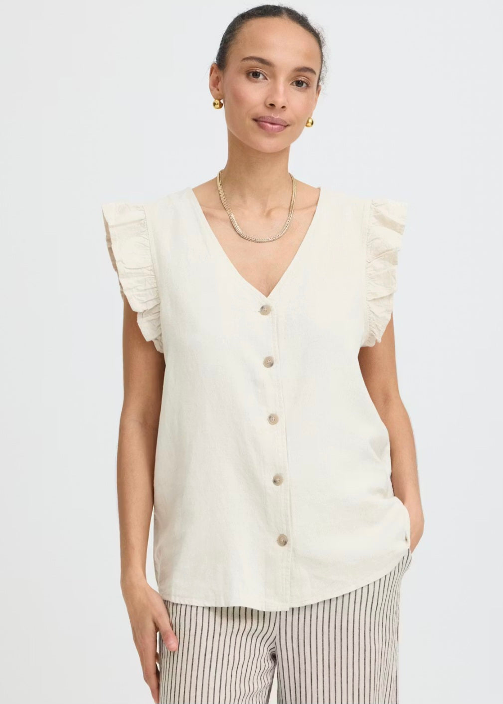 BY Falakka Ruffle Shirt 20816604