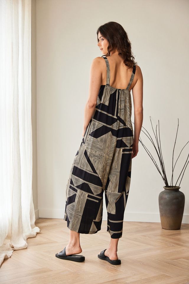 Peruzzi Geo Print Jumpsuit