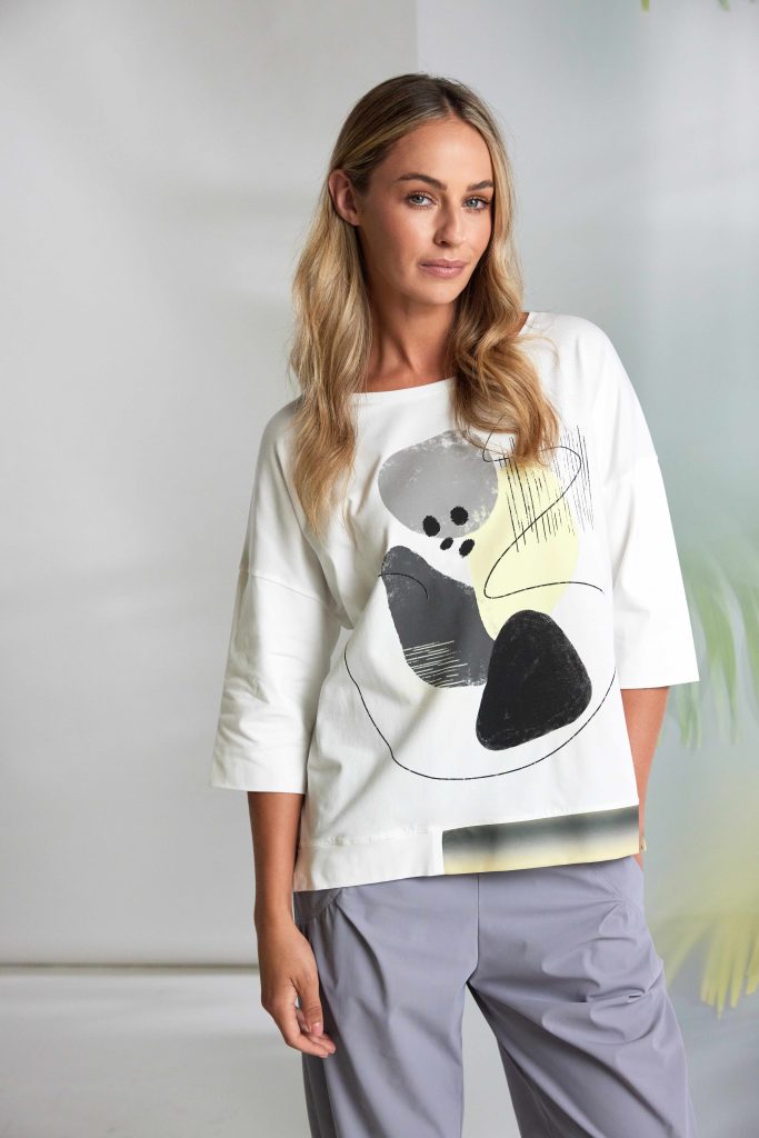 Naya Contrast Hem Top Nas26124