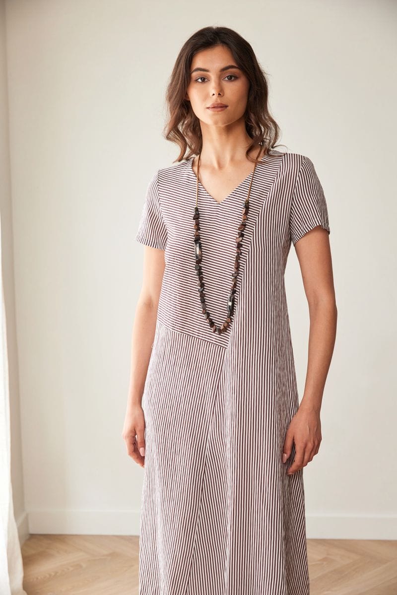 Peruzzi Candy Stripe Dress