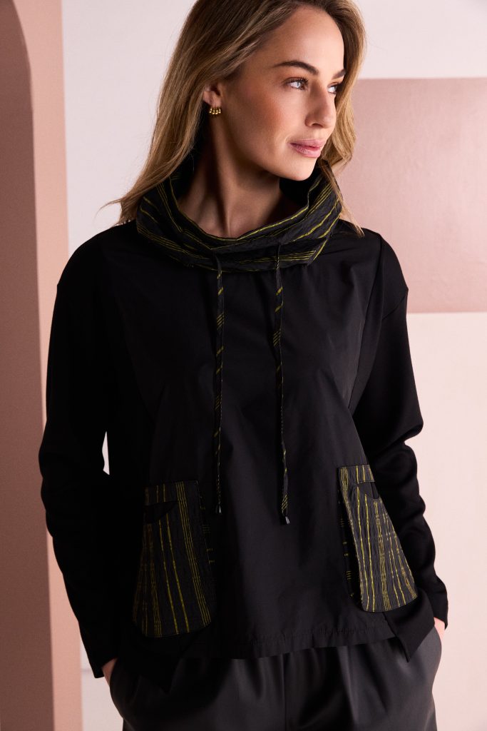 Naya Top Stripe Pocket Detail Naw26153