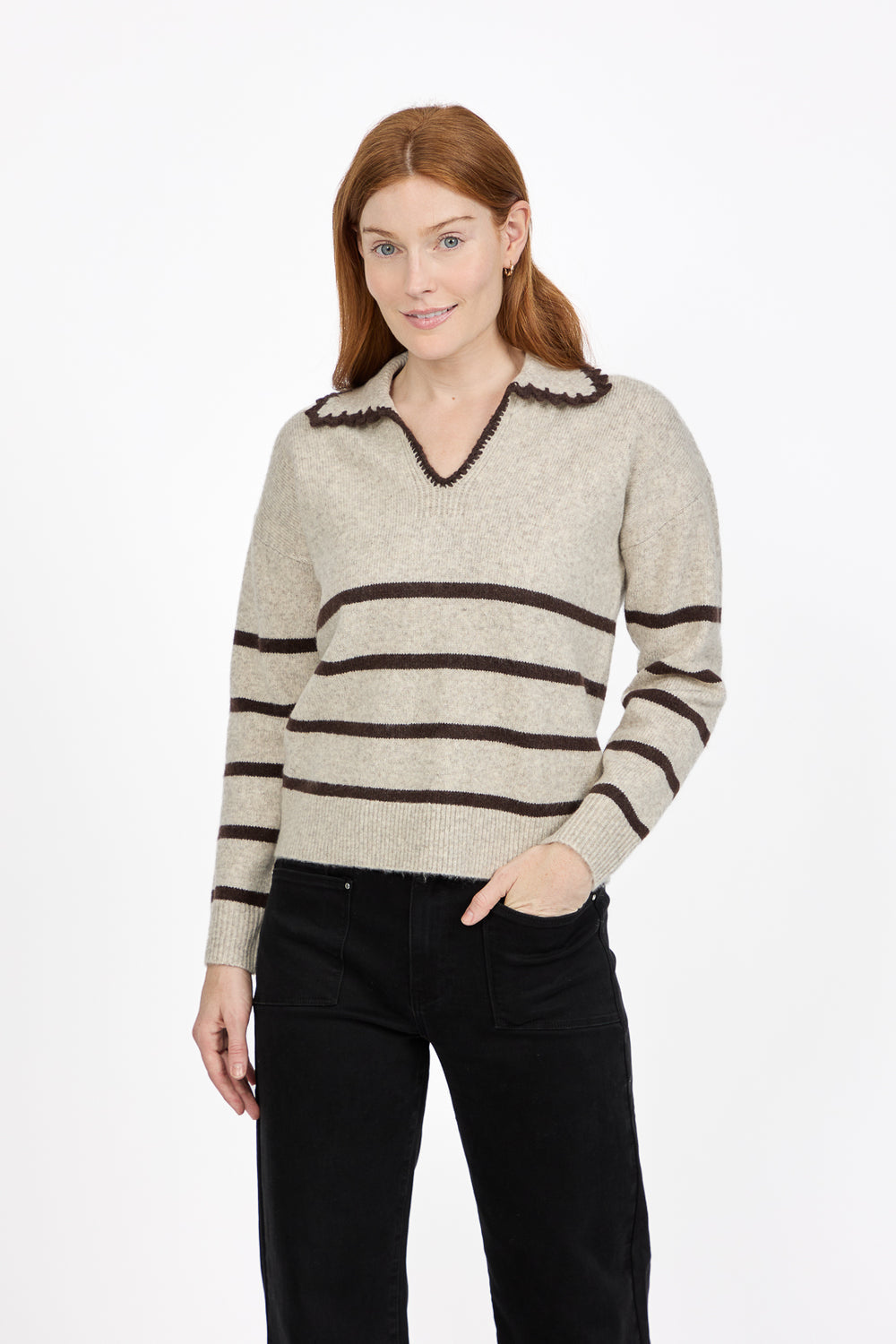 Collar Knit Su-26fm-310