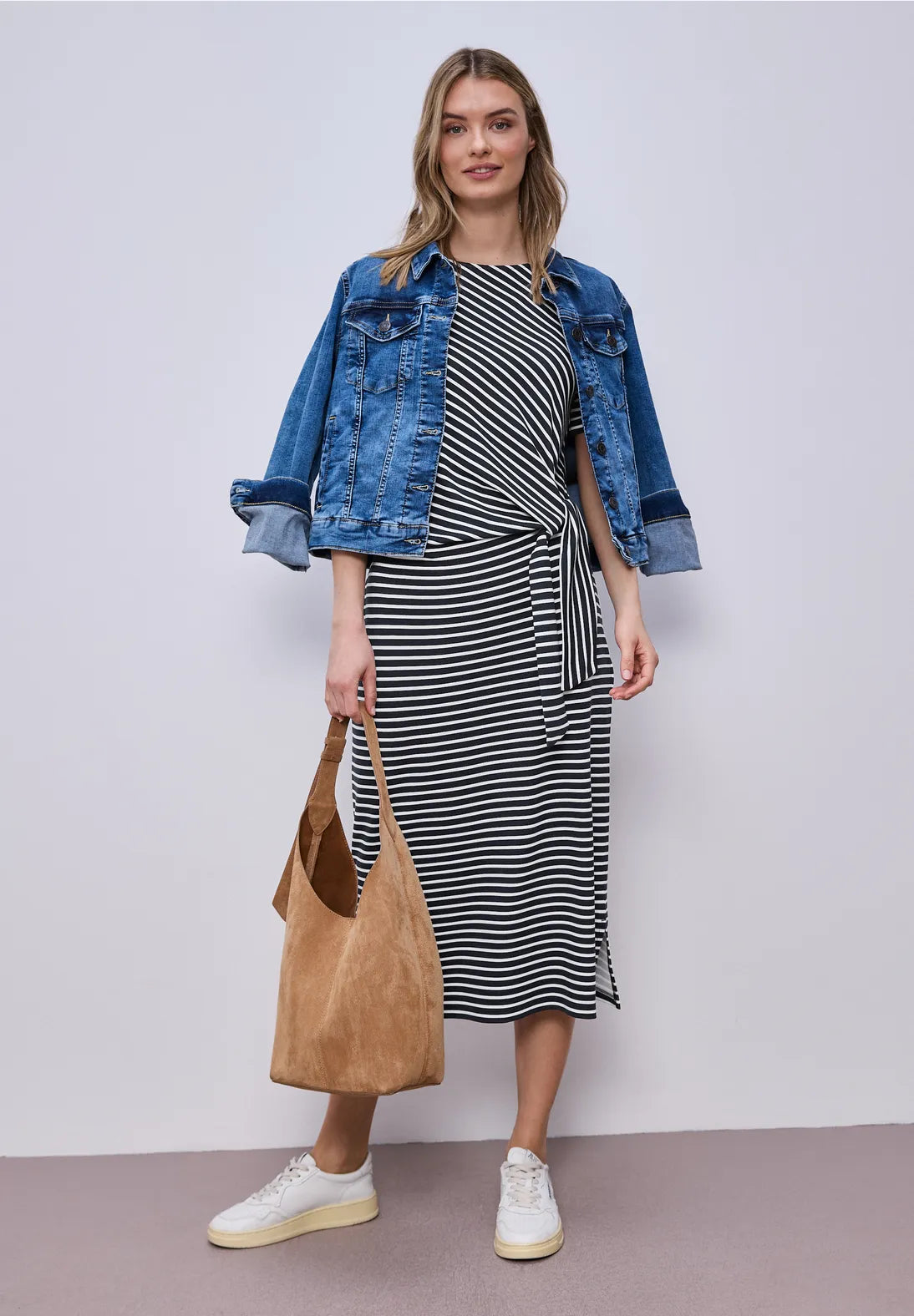Street One Knot Jersey Dress