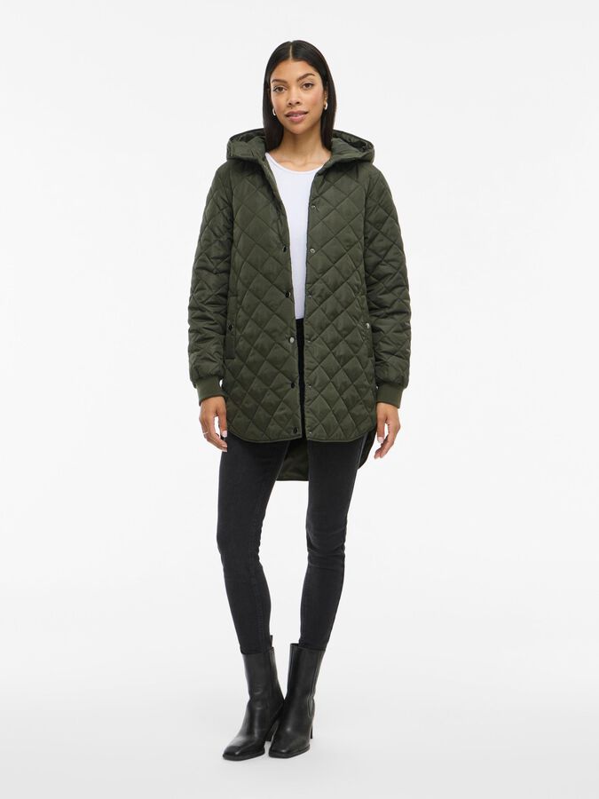 Vila Quilted Coat Olive
