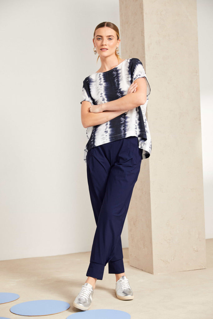 Naya Cuff Trouser Navy NPA26101