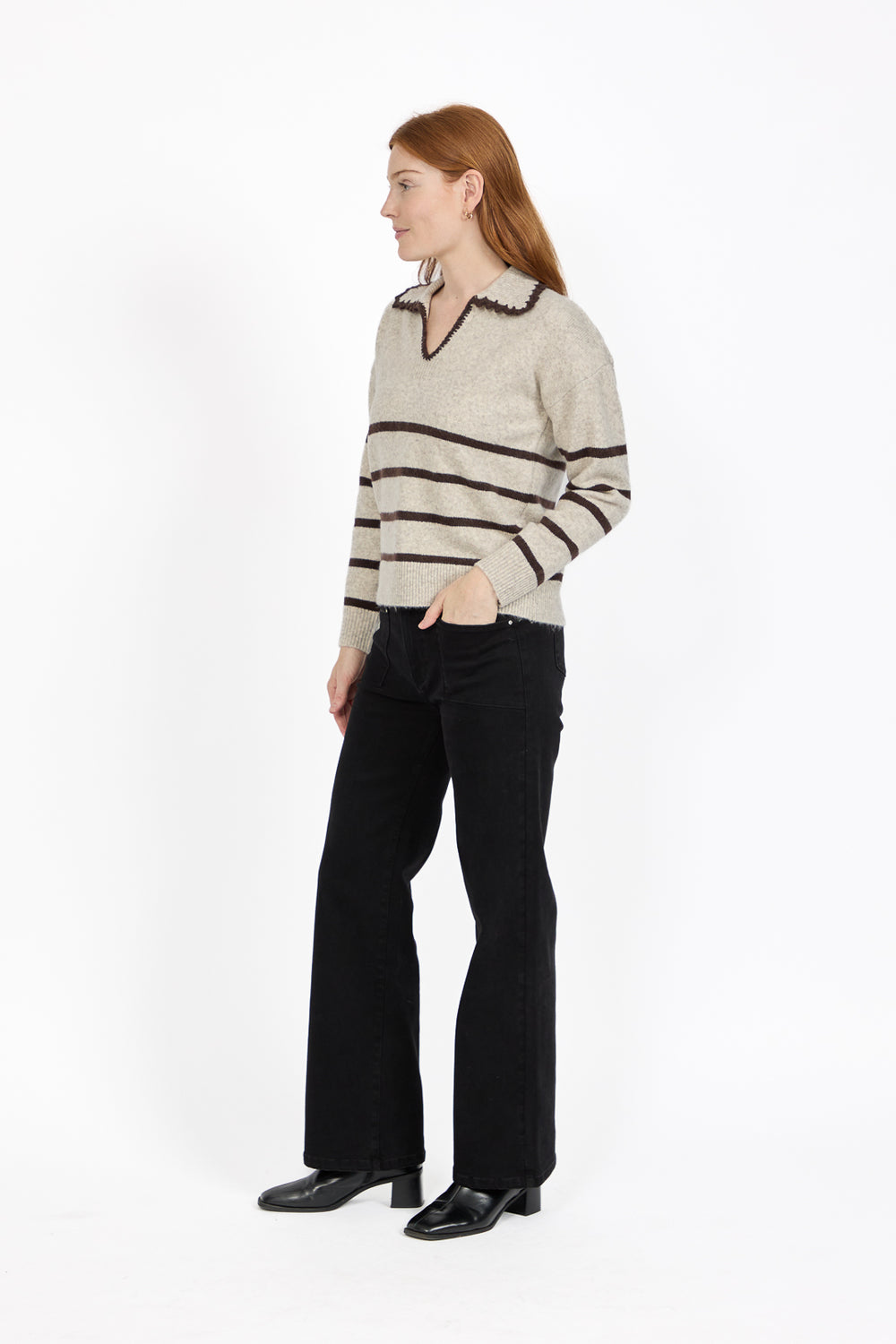 Collar Knit Su-26fm-310