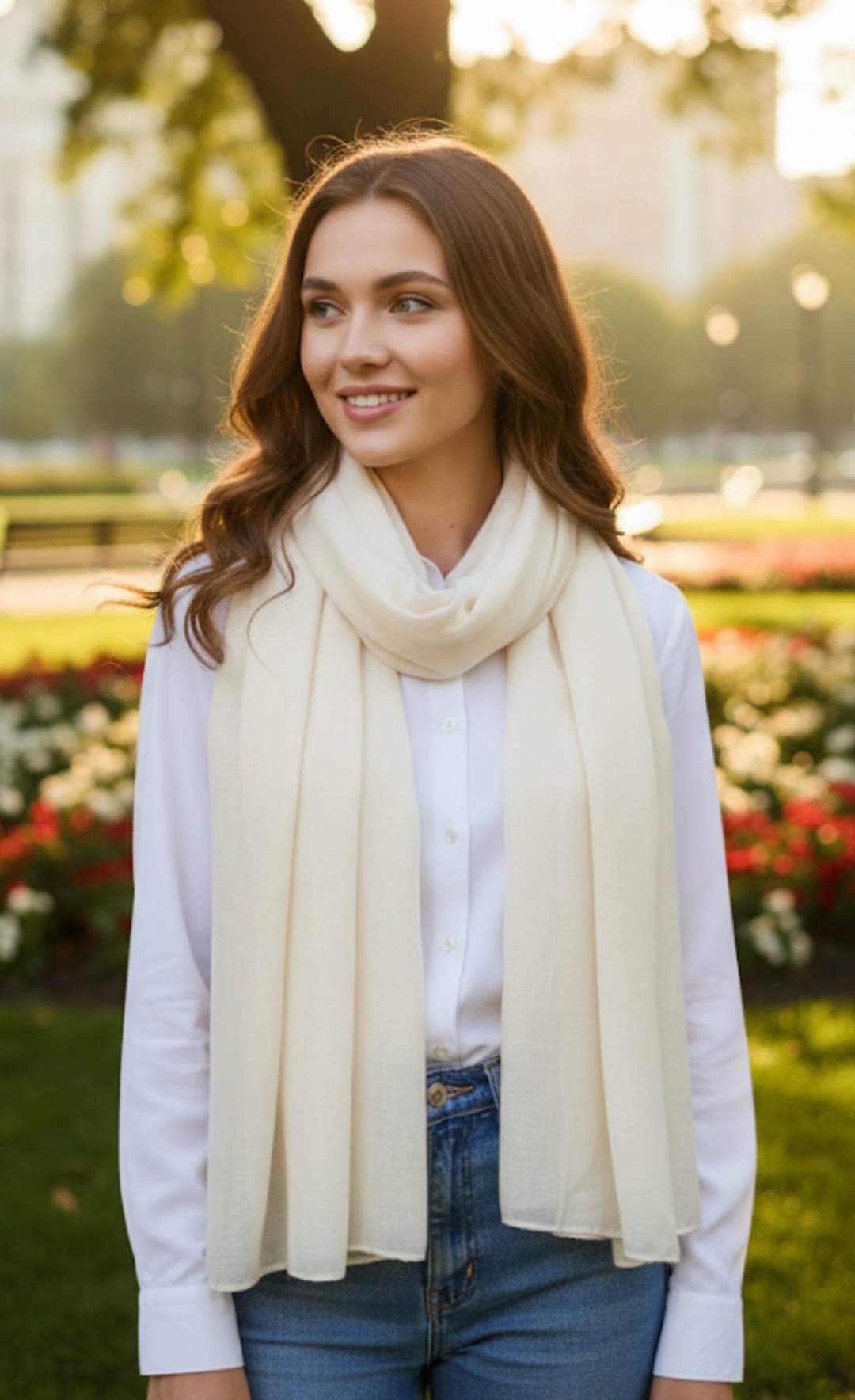 Plain Scarf F1600